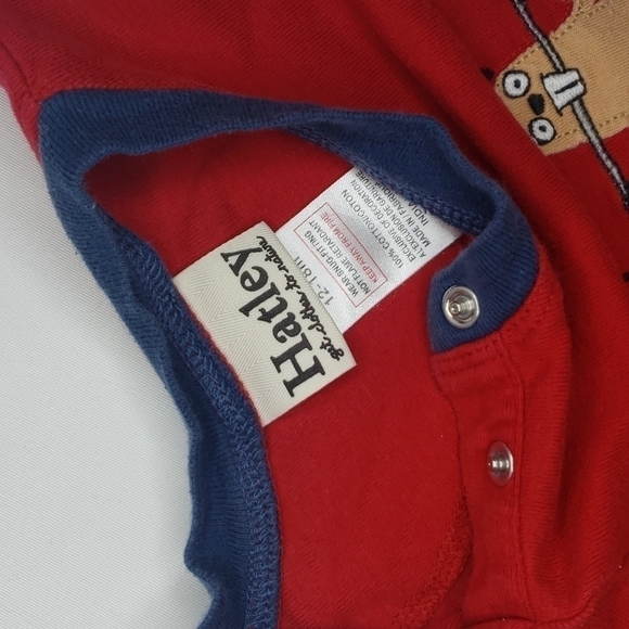 5/$30 HATLEY Born to Be Wild Footless Sleeper - Picture 4 of 4